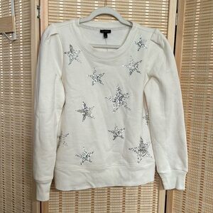 Talbots Sequined Star Sweatshirt - S
